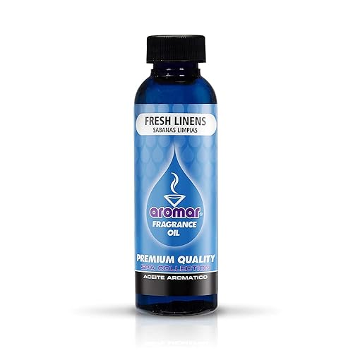 Aromar Premium Fragrance Oil, Pack Of 3 Fresh Linen 2Oz. Bottles.