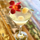 Sunne Tropical Fresh Orchid Loose Bloom, Purple & Yellow, Model ORC-LBS-BLU100, DIY Lei Decoration, Food & Drink Decor