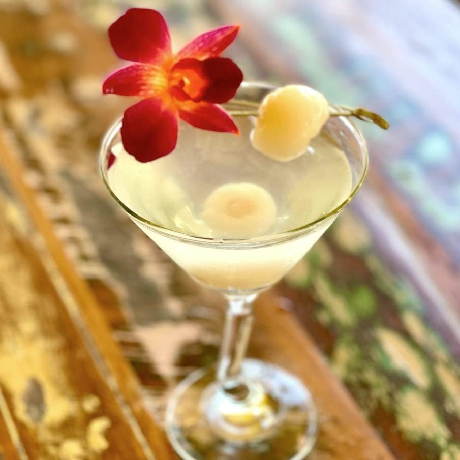 Sunne Tropical Fresh Orchid Loose Bloom, Purple & Yellow, Model ORC-LBS-BLU100, DIY Lei Decoration, Food & Drink Decor