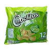 CHOCLOITOS 2 Set CHOCLITOS Sabor Limon 12 Packs de 27 grs c/u - Corn Chips Lime Flavor 12 Packs of 95 oz Each.