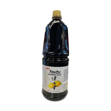 Shirakiku Ponzu Sauce | Authentic Japanese Seasoning Sauce, Low-Calorie, Made with Soybeans, Wheat, Brewed Vinegar, Yeast Extrac