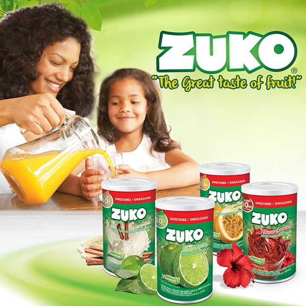 Zuko Horchata Instant Powder Drink, Canister, No Sugar Needed, 33.4 Oz (Pack Of 1)