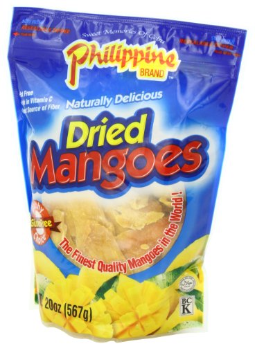 Philippine Brand Dried Mango, 20-Ounce Pouches (Pack Of 2)