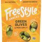 Freestyle Snacking - Olives Green Lemon Garlic - Case Of 6-4 Ounces