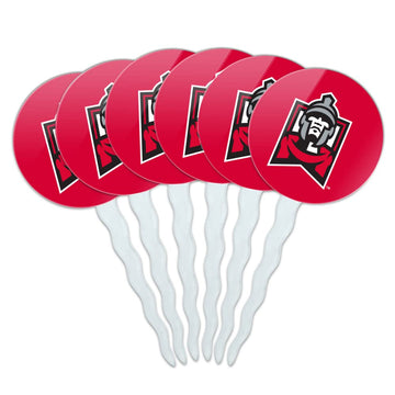 GRAPHICS & MORE East Stroudsburg University of Pennsylvania Primary Logo Cupcake Picks Toppers Decoration Set of 6