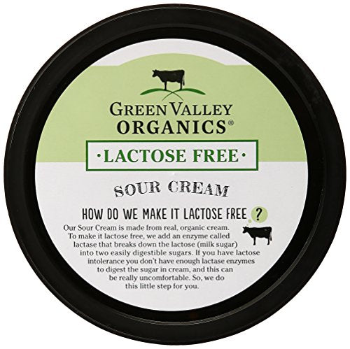 Green Valley Lactose Free Organic Sour Cream, 12 Ounce tub