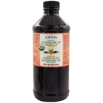 LorAnn Organic Madagascar Vanilla Extract 16 ounce bottle