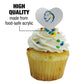 GRAPHICS & MORE Cupcake Toppers Set of 6 - Acrylic Heart Decoration - Southeastern Oklahoma State University - One Size