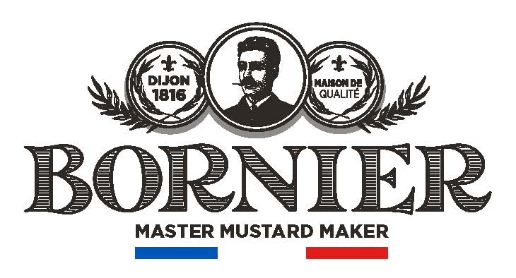 BORNIER Wholegrain Dijon Mustard, 7.4 Ounce