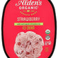 Aldens, Organic Strawberry Ice Cream, 48 oz (Frozen)