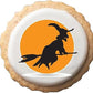 Edible Halloween Cupcake Toppers (12 Count) – Icing Circles Edible Cake Decorations for Baked Goods