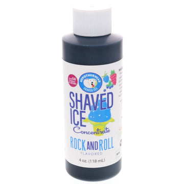 Hypothermias Shaved Ice and Snow Cone Syrup Unsweetened Flavor Concentrate - 4 Fl Oz - Makes 1 Gallon of Ready to Use Syrup - Ro