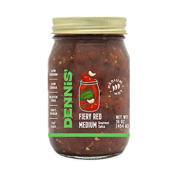 All-Natural Fiery Red Salsa by Dennis Gourmet | This fresh, hearty restaurant salsa is low in sugar, calories, carbs, and sodium