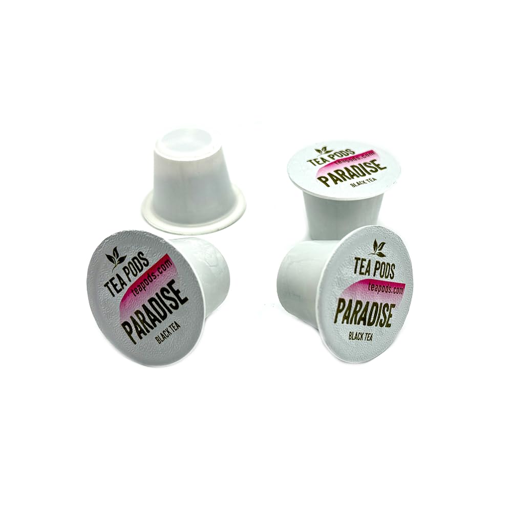 TEA BOQUETE Paradise Black Tea compact pieces Compatible with Nespresso OriginalLine - 18 Count