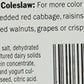 Concord Foods Coleslaw Mix, 1.87 Ounce (Pack Of 18)