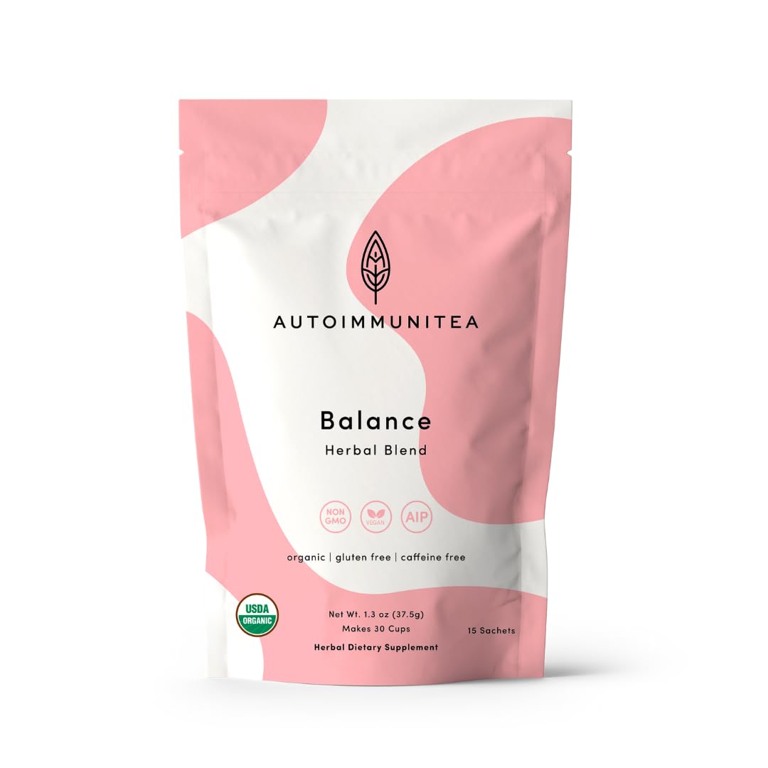 Autoimmunitea - Aip Thyroid Support And Body Support Balance Tea For Women  Autoimmune Protocol Energy Blend Free Eleuthero Tulsi  Spearmint  Licorice Tea Bags
