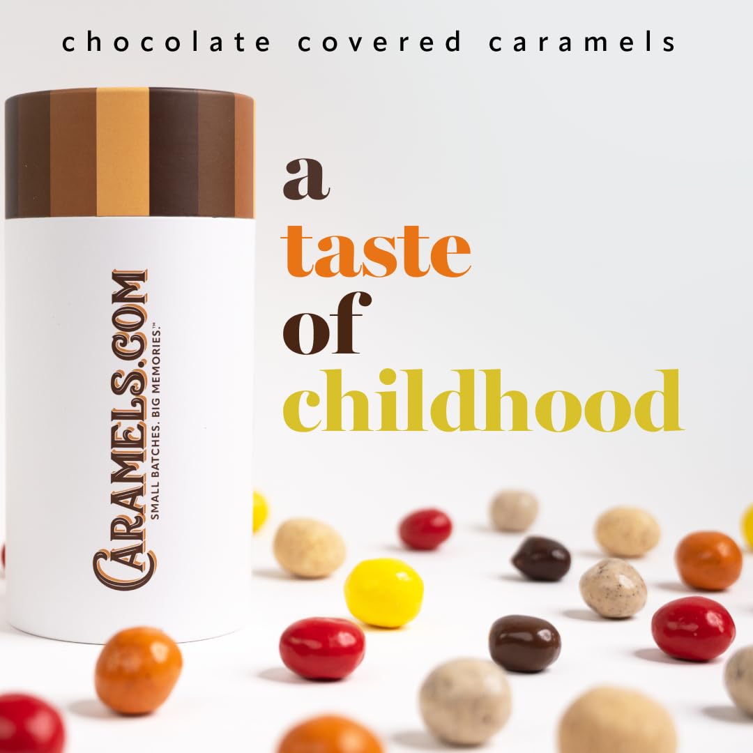 Caramels.Com | Chocolate Caramel Brownie And Creamy Peanut Butter | Soft Caramel | Duo Pack | Individually Wrapped