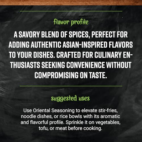 Frontier Bulk Oriental Seasoning, Organic, 16 Ounce