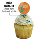 GRAPHICS & MORE Best Friends Cupcake Picks Set of 6, Acrylic, Multi-Color