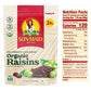 Sun-Maid Organic California Sun-Dried Raisins - (2 Pack) 32 oz Resealable Bag - Organic Dried Fruit Snack for Lunches, Snacks, a