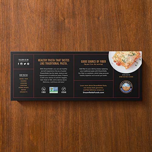 Dreamfields Pasta Dreamfields Healthy Pasta Living Lasagna, 13.25-Ounce Boxes (Pack Of 12)