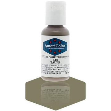 Americolor, Taupe, 0.75 Ounce Bottle, Soft Gel Paste Food Color
