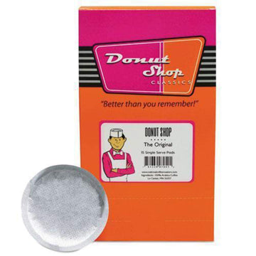 National Coffee Roasters 599961590 Donut Shop Coffee Pods Medium Roast 15/Box