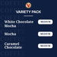 Victor Allens Coffee Mocha Variety Pack (White Chocolate  Mocha  Chocolate Caramel)  32 Count  Single Serve Coffee Pods for Keurig K-Cup malt-inspired