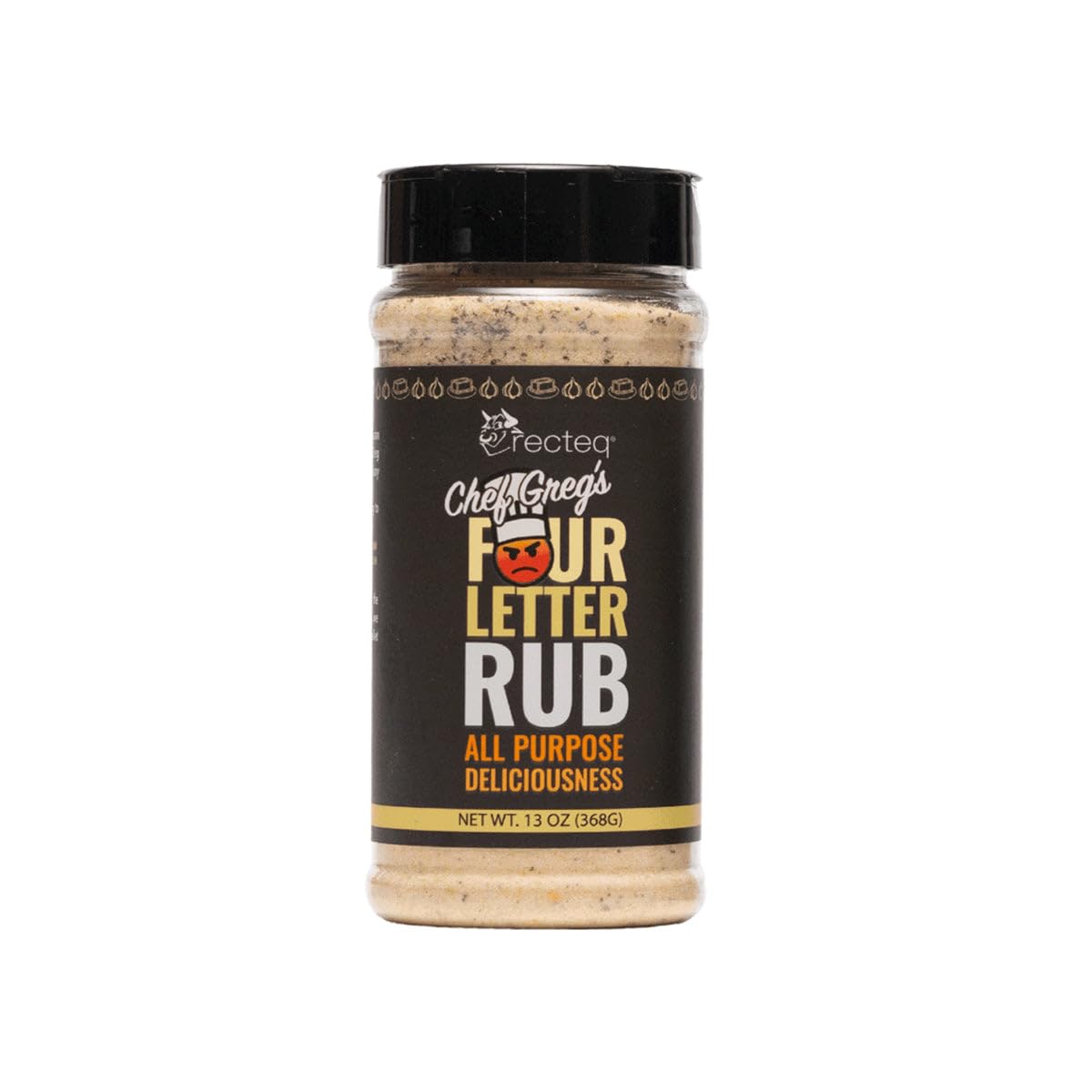 recteq Chef Gregs BBQ Rub | 10.5 Ounce | Ideal for Smoking & Grilling