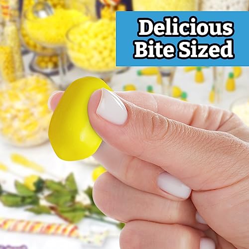 Taboom Laffy Bites Gone Bananas 2lb Bulk Chewy Gummy Candy - Banana Flavor with Filling
