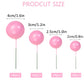 24 Pcs Balls Cake Topper Foam Pastel Cake Ball Picks Mini Balloon Cupcake Insert Bubble Balls Diy Decoration For Wedding Anniver