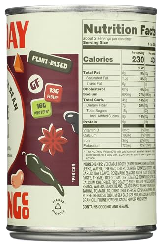 Heyday Canning Co Pinto & Black Bean Mole Chili, 15 Oz