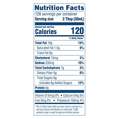 Hellmann'S Coleslaw Salad Dressing Jug Gluten Free, No Artificial Flavors Or Colors, 1 Gallon (Pack Of 1)