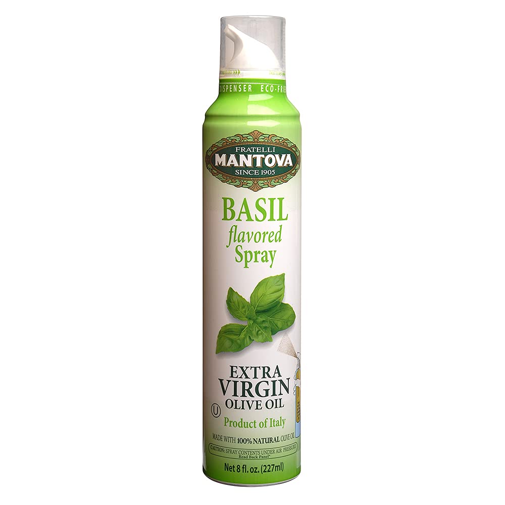 Basil Spray Extra Virgin Olive Oil, 8 Oz (Pack Of 1)