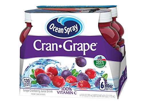 Ocean Spray Juice Drink  Cran-G  10 Ounce Bottle (Pack of 6)