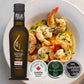 Pellas Nature Organic Garlic Infused Extra Virgin Olive Oil, 8.5 oz, Kosher, Glass Bottle, Gold Award