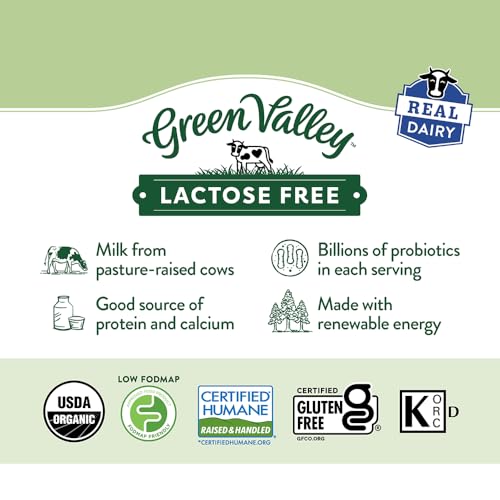 Green Valley Lactose Free Organic Lowfat Plain Yogurt, 24 Ounce