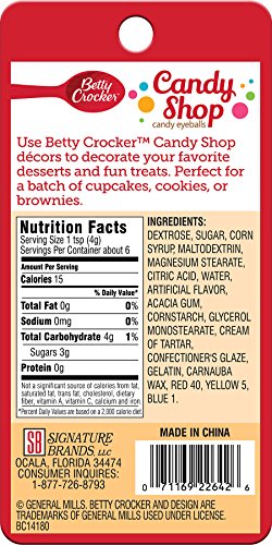 Betty Crocker Candy Shop, Eyeballs, 0.88 Oz