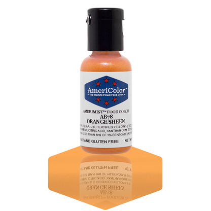 AmeriColor Amerimist Airbrush Color .65 Ounce, Orange Pearl Sheen