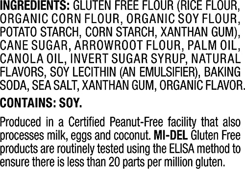 Mi-Del Arrowroot Gluten Free Animal Crackers - Non GMO Certified, 0g Trans Fat Cookies - Bulk Animal Crackers 8 Ounce (Pack of 8