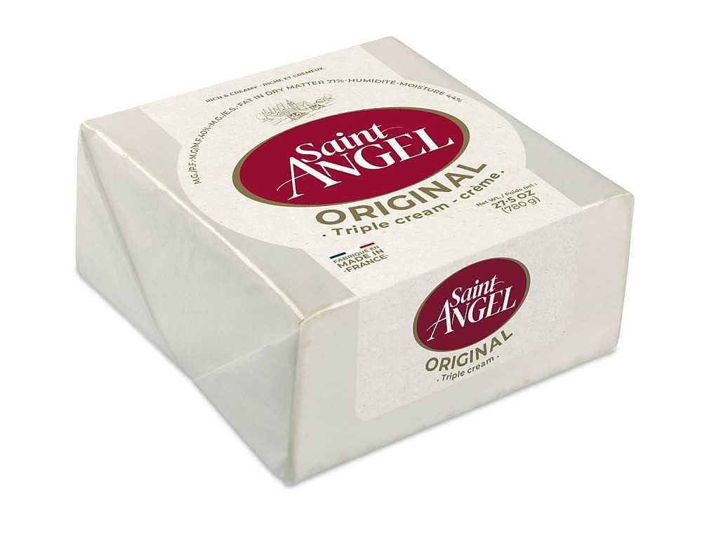Generic Guilloteau Saint Angel Cheese - Case of 2, Rich Creamy Flavor, Perfect for Cheese Boards and Gourmet Recipes