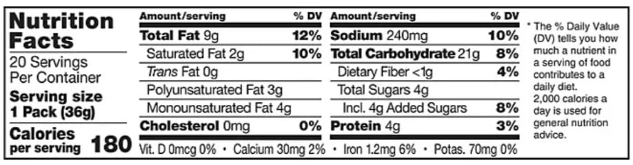 Lance Toasty Peanut Butter Sandwich Crackers, 1.29 oz., 40 pack