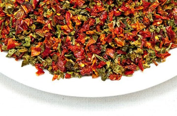 Mother Earth Products Dehydrated Mixed Bell Peppers Jar, 9 Ounce (Pack Of 1)