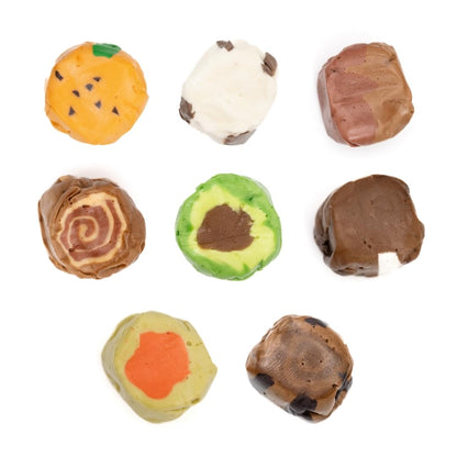 Taffy Shop Fall Favorites, Salt Water Taffy - Assorted Gourmet Soft Chewy Candy, Variety Pack, Bulk Sweet Snack, Fresh Gift & Gl