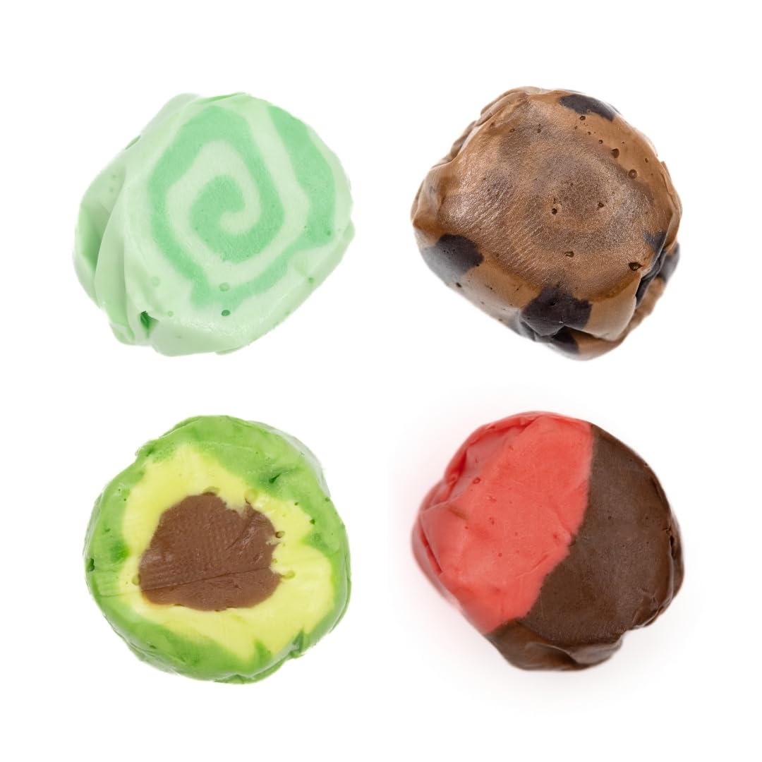 Taffy Shop Voodoo New Orleans Nola Salt Water Taffy - Gourmet Soft Chewy Candy, Bulk Sweet Snack, Fresh Gift & Gluten-Free, 30 Individually Wrapped Pieces(7Oz)
