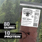 Old Trapper Beef Jerky, Peppered Flavor, 10g Protein, 80 Count Bag
