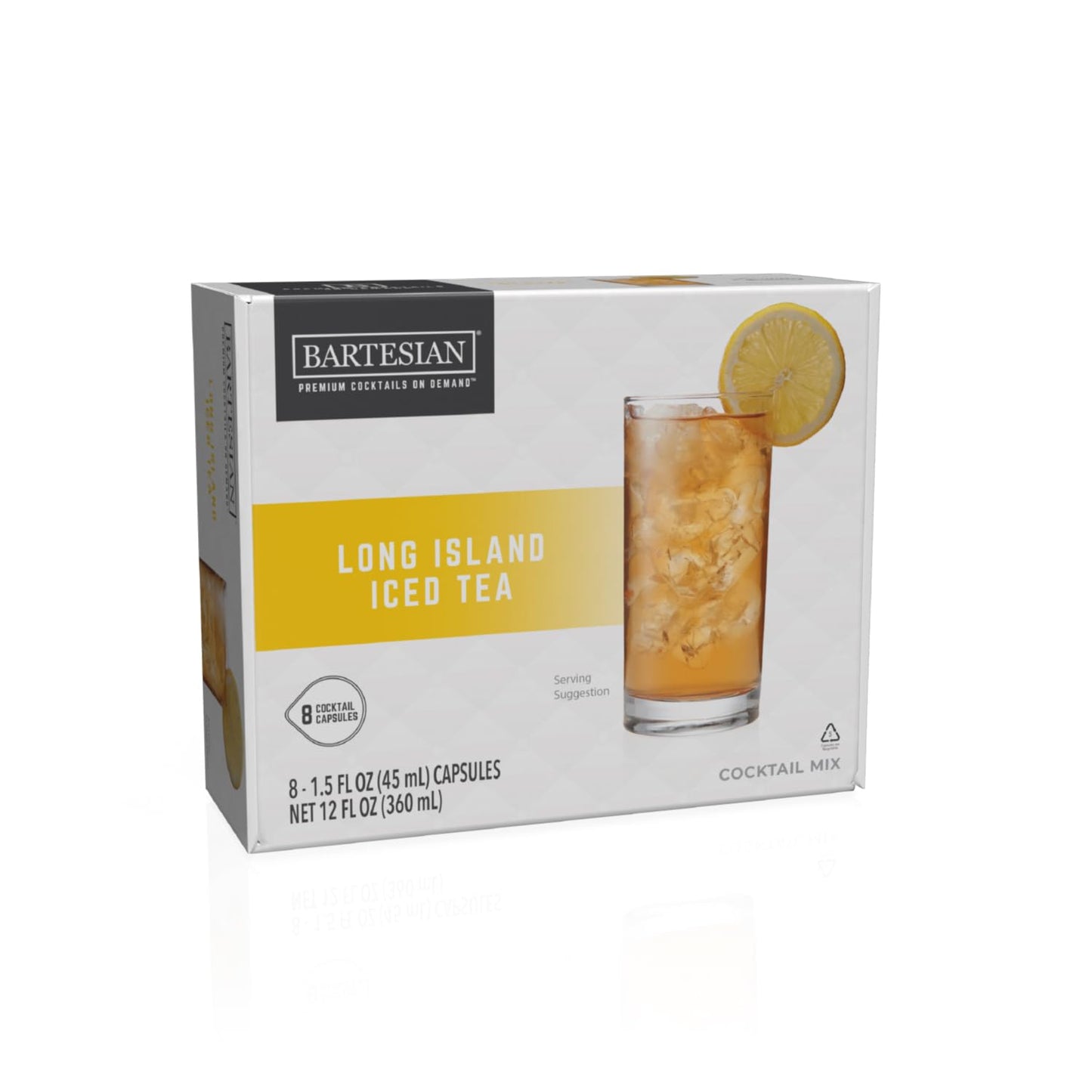 Bartesian Cocktail Mixer Capsules Set - Long Island Iced Tea - 8 Pack - 1.4 Fl Oz