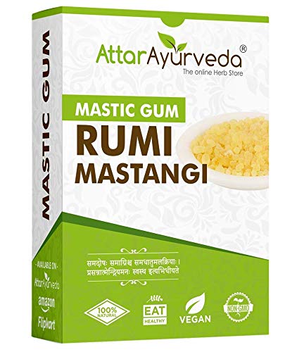 Attar Ayurveda Rumi Mastangi - Roomi Mastangi- Pistacia Lenticus - Mastic Gum (20 Gram)