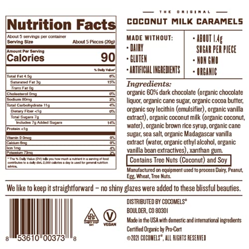 Chocolate Covered Cocomel Bites 3.5Oz (Pack Of 3)