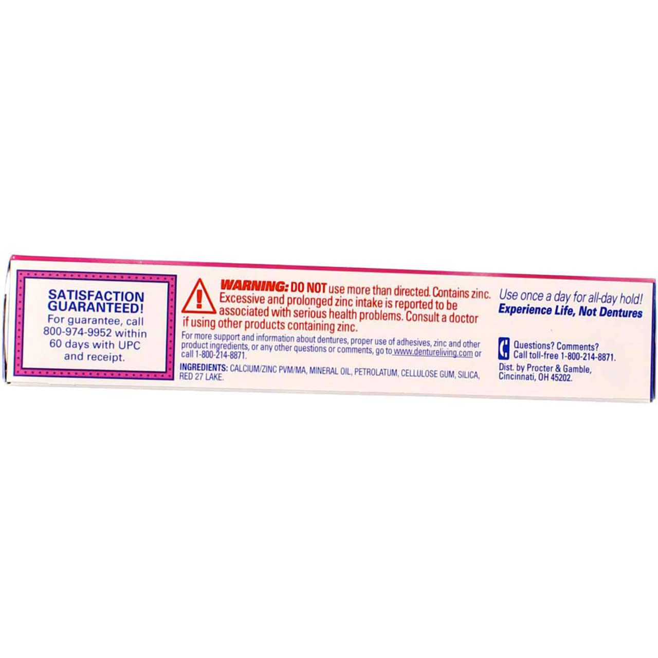 Fixodent Complete Original Denture Adhesive Cream 2.4 Oz